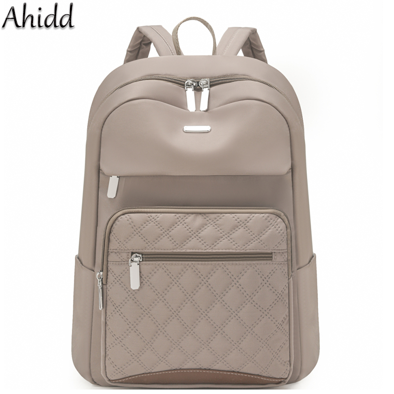 Laptop Accessories Travel Case - Fashion Plaid Commuter Daypack Women Waterproof