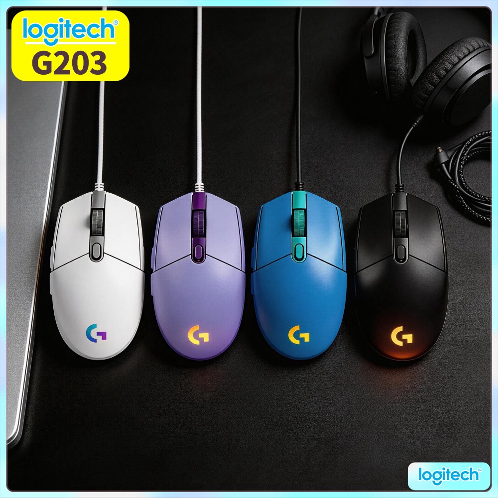 Logitech Mouse G203 - Logitech G203 Wired Gaming Mouse Fit
