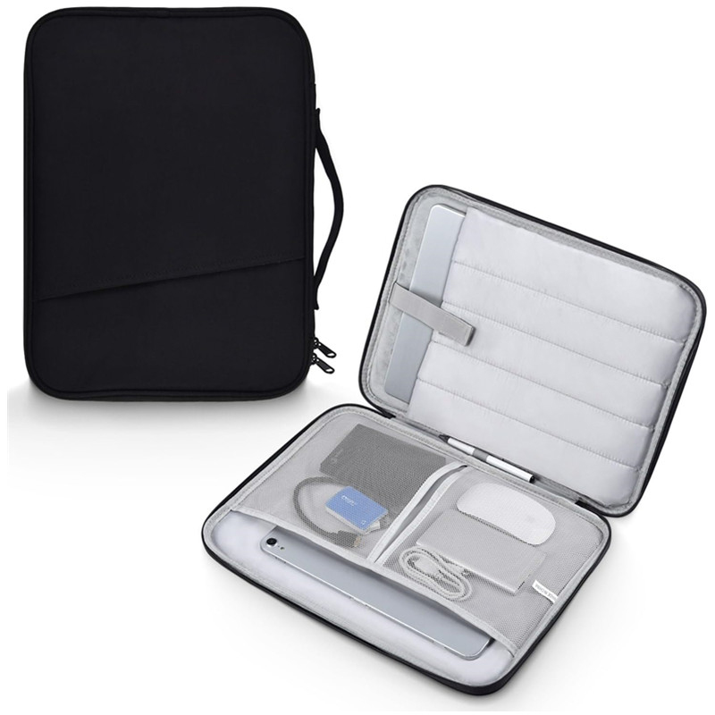 Laptop Accessories Travel Case - Waterproof Shockproof Laptop Handle Bag 11