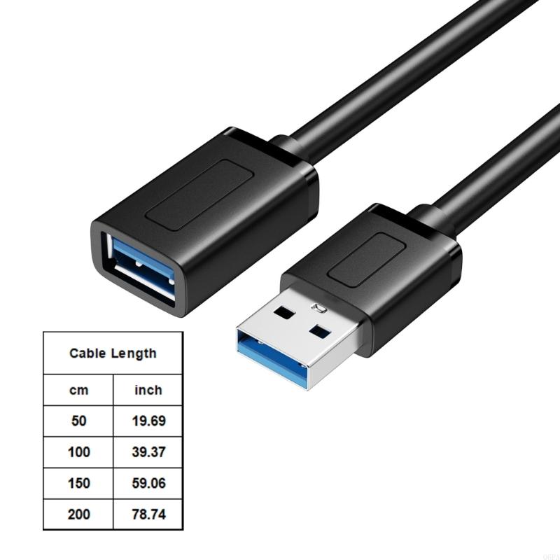 Laptop Open Accessories - Q6PA USB3.0 Extension Cable 5Gbps Fast