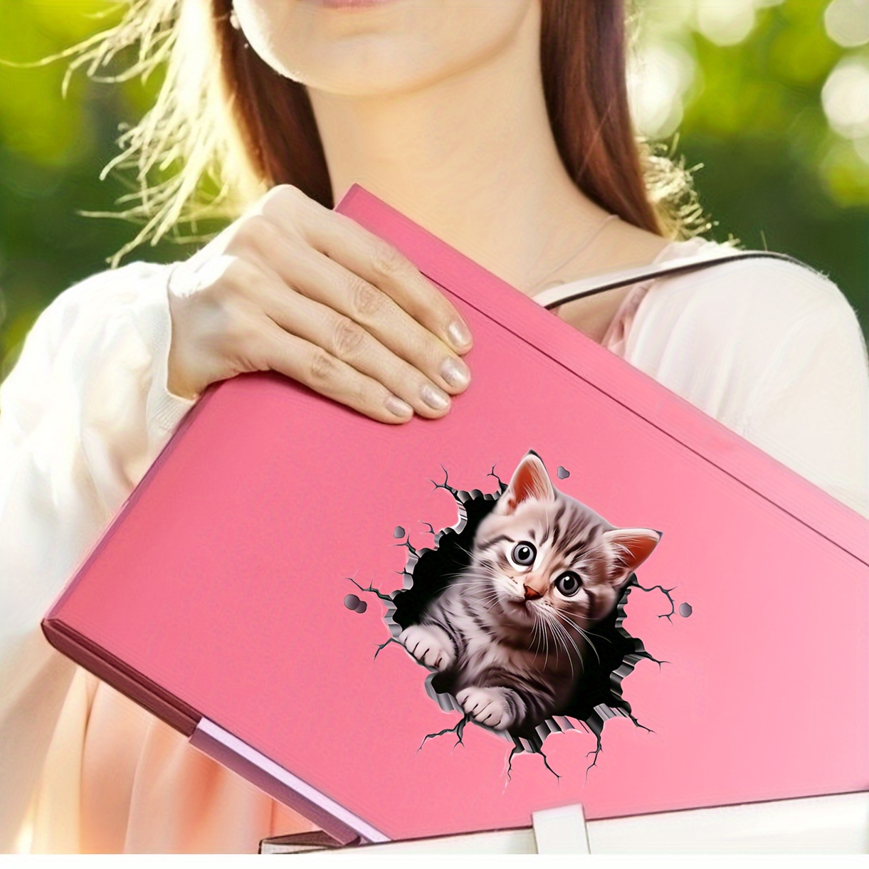 Polyvinyl Chloride Cat Pattern - Laptop Accessories Aesthetic recension och pris