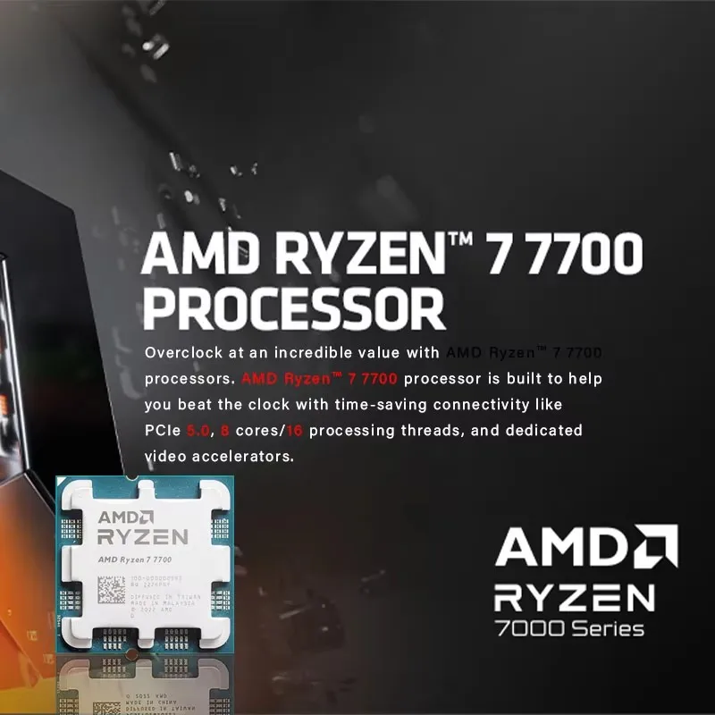 New AMD Ryzen 7 7700 Processor - Amd Cpu Ryzen 7 recension och pris