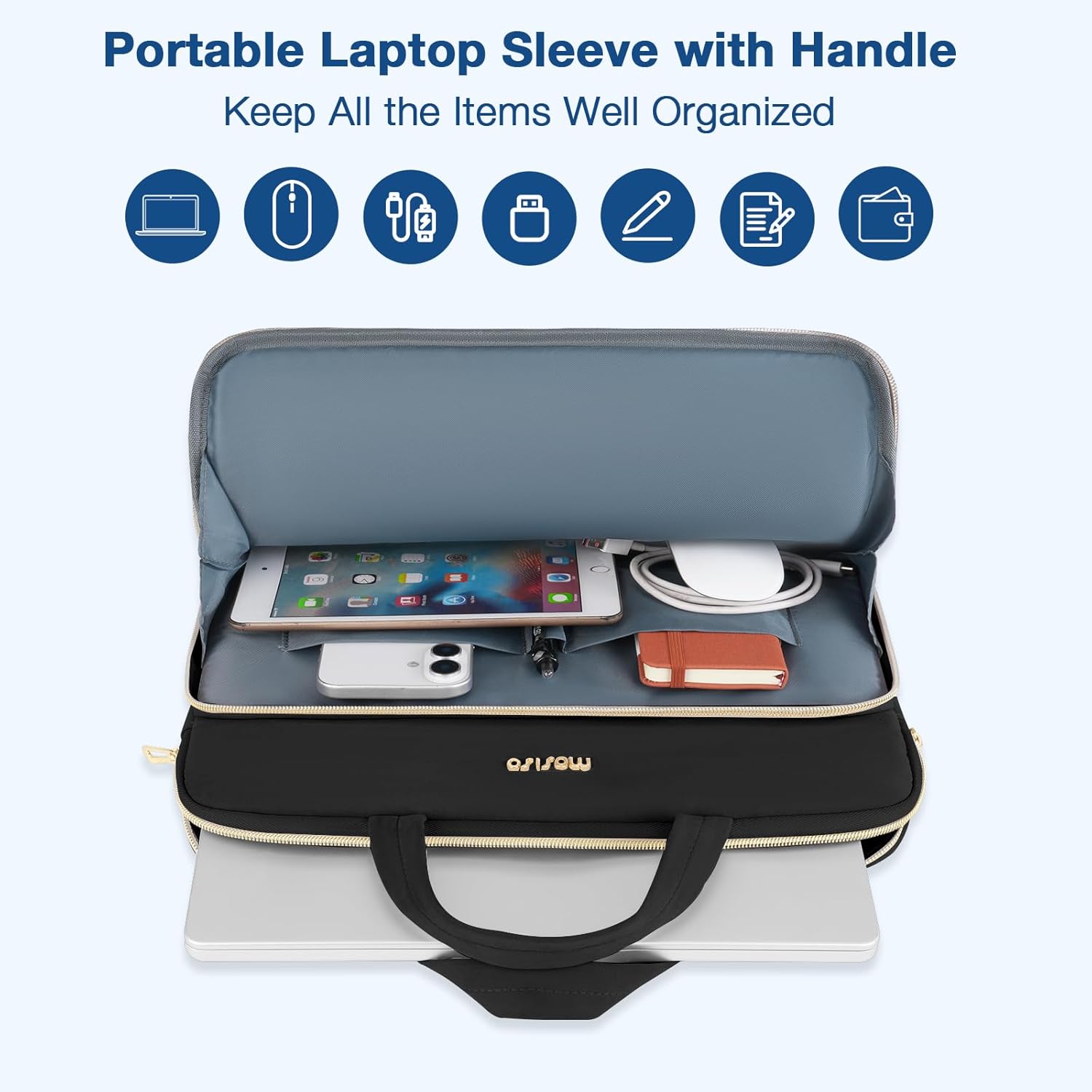 MOSISO Laptop Case 16 inch 13. - Laptop Accessories Travel Case recension och pris