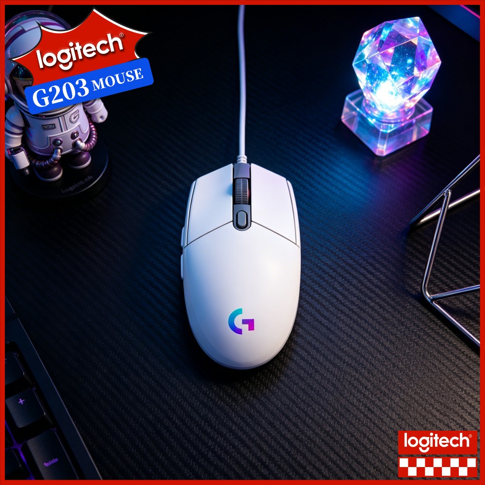 Logitech G203 Wired Gaming Mou - Logitech Mouse G203 recension och pris