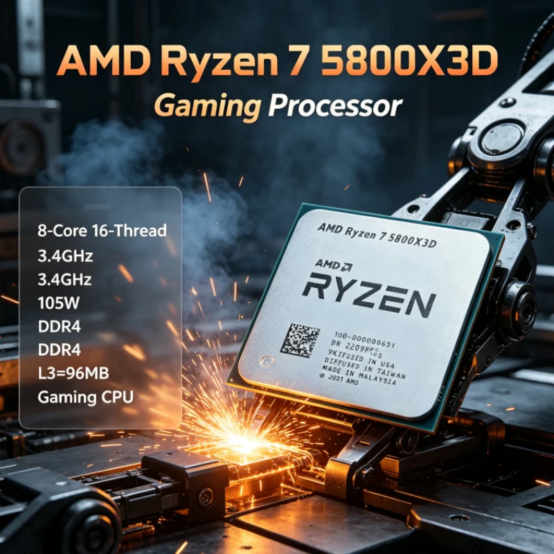 AMD R7 5800X3D 96 MB Gaming Pr - Amd Cpu Ryzen 7 recension och pris