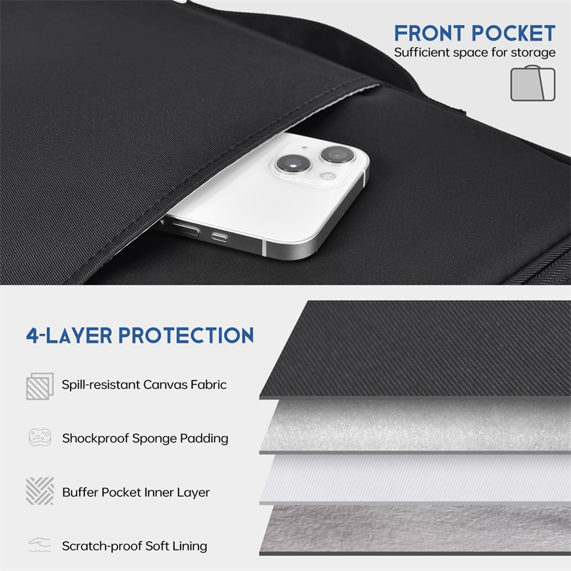 Waterproof Shockproof Laptop H - Laptop Accessories Travel Case recension och pris