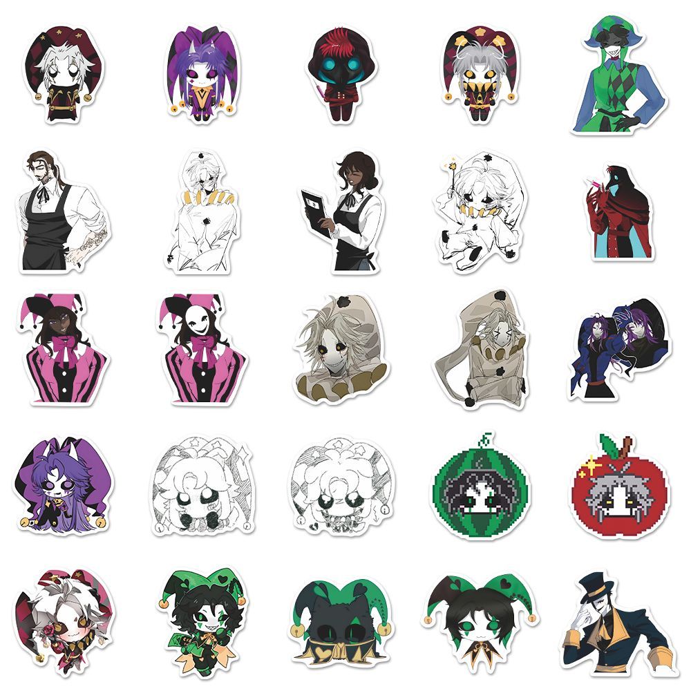 73PCS The Freak Circus Pierrot - Laptop Accessories Aesthetic recension och pris