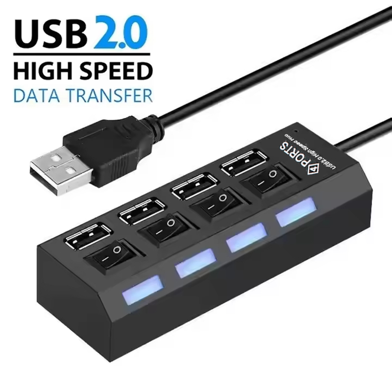 4-Ports USB 2.0 Hub Extension  - Laptop Accessories Kit recension och pris