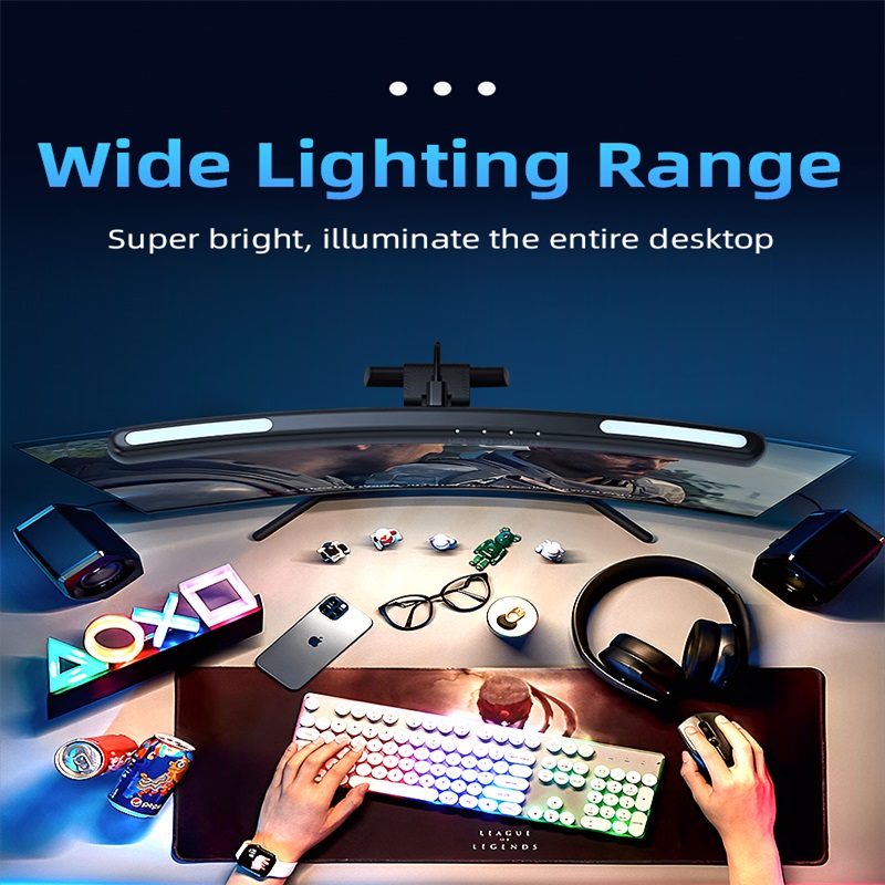 Curved LED Monitor Light Bar R - Laptop Accessories Rgb recension och pris