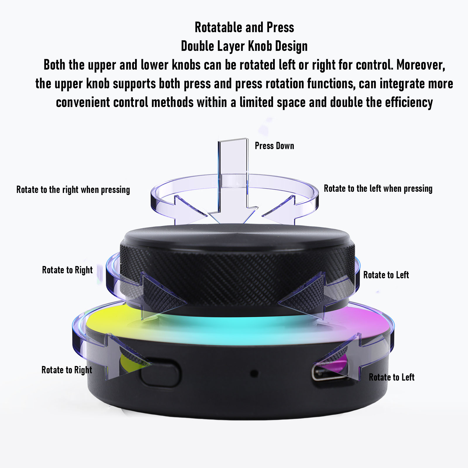 Customizable Knob Controller 2 - Laptop Accessories Rgb recension och pris