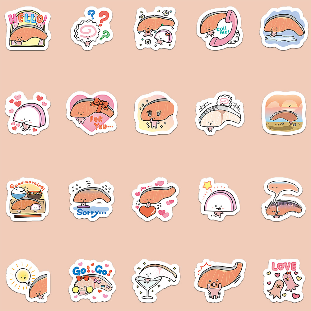 40 Pcs Cartoon KIRIMIchan Stic - Laptop Accessories Aesthetic recension och pris