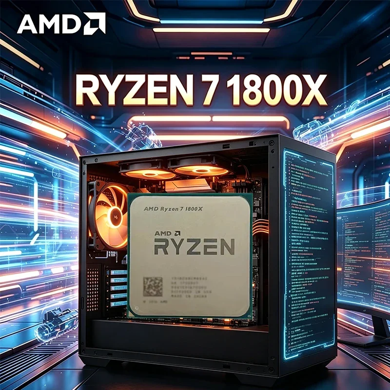 AMD Ryzen 7 1800X CPU R7 1800X - Amd Cpu Ryzen 7 recension och pris
