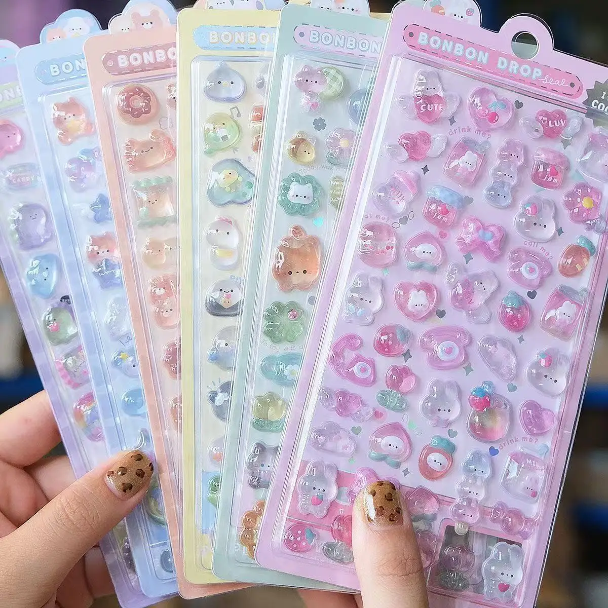 =-=2027Kawaii 3D Jelly Resin S - Laptop Accessories Aesthetic recension och pris