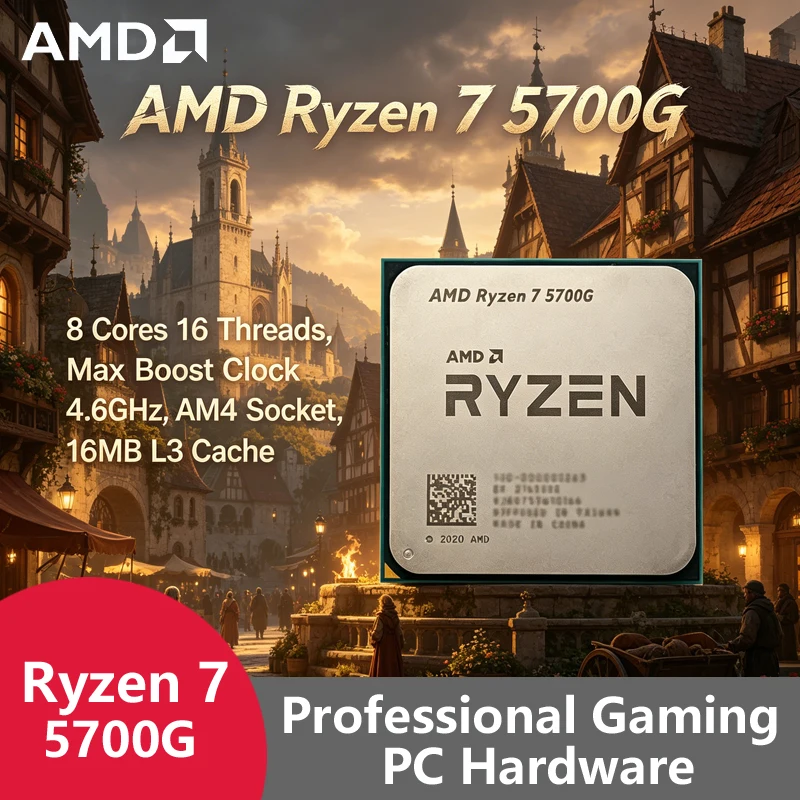 AMD Ryzen 7 5700G Unlocked Tra - Amd Cpu Ryzen 7 recension och pris