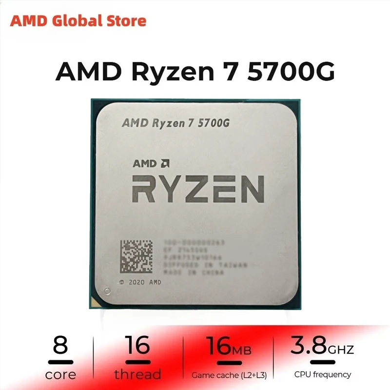 AMD Ryzen 7 5700G Unlocked Tra - Amd Cpu Ryzen 7 recension och pris