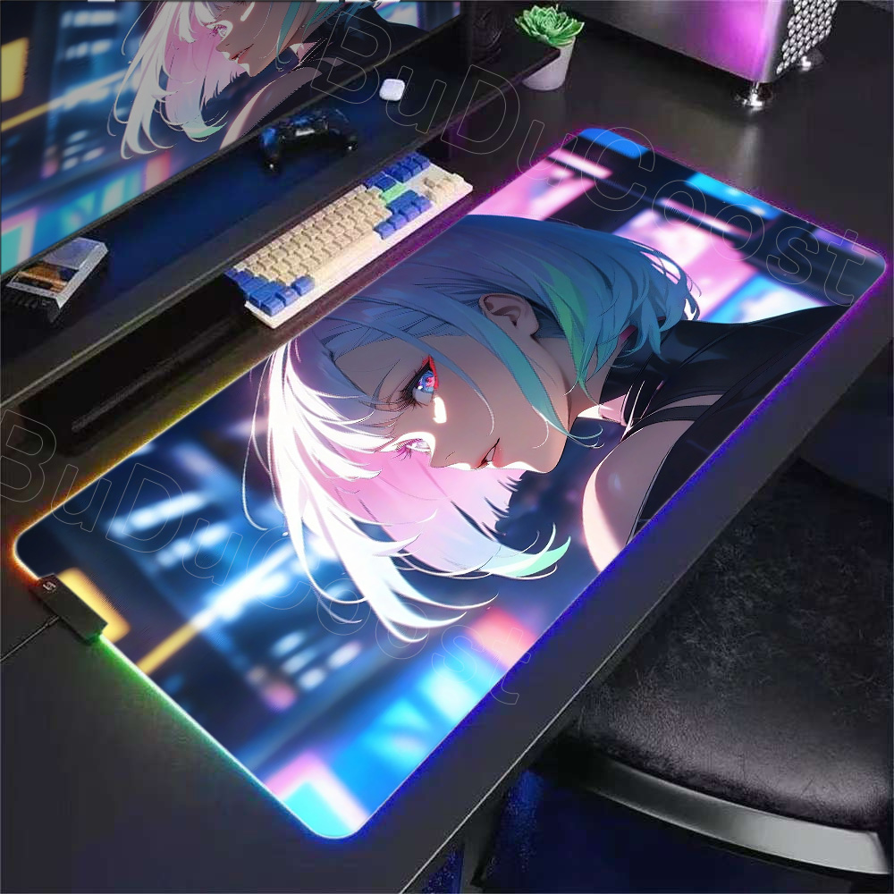 HD Anime Girl Mouse Pad RGB De - Laptop Accessories Rgb recension och pris