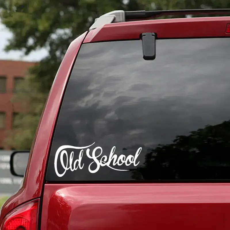 Old School funny vinyl waterpr - Laptop Accessories Aesthetic recension och pris