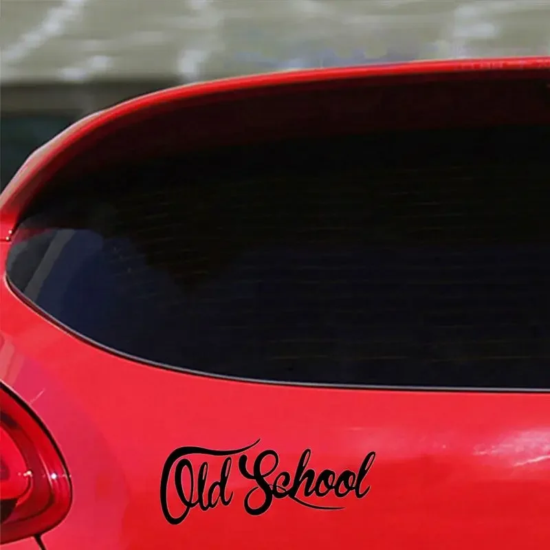 Old School funny vinyl waterpr - Laptop Accessories Aesthetic recension och pris