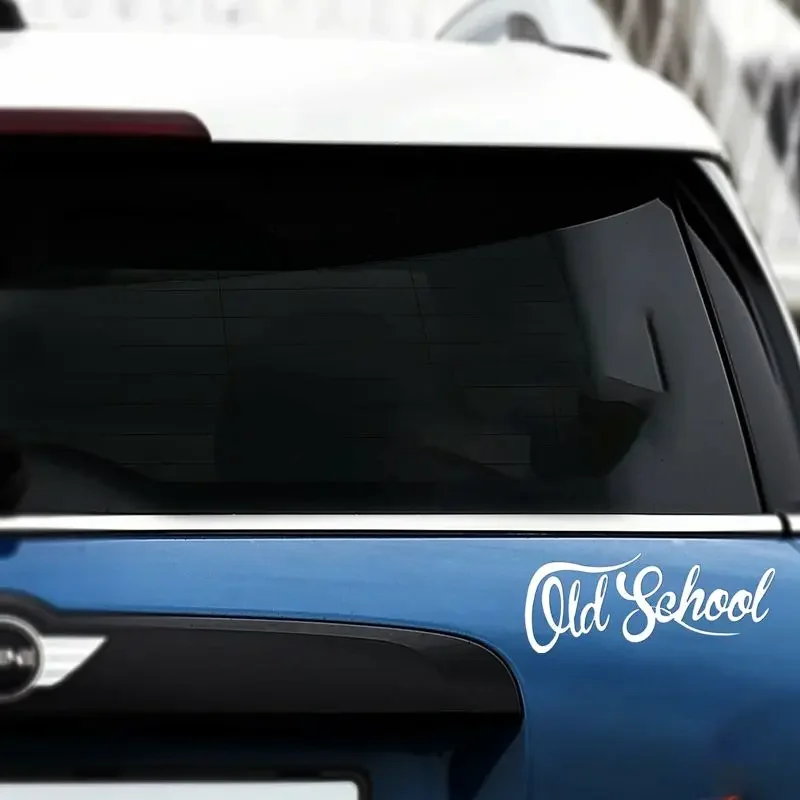 Old School funny vinyl waterpr - Laptop Accessories Aesthetic recension och pris