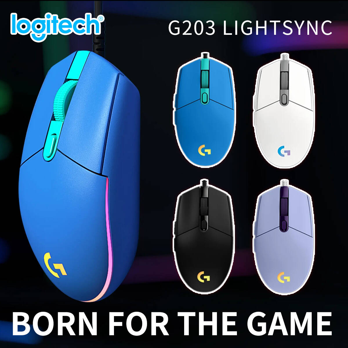 Logitech G203 Prodigy RGB Wire - Logitech Mouse G203 recension och pris
