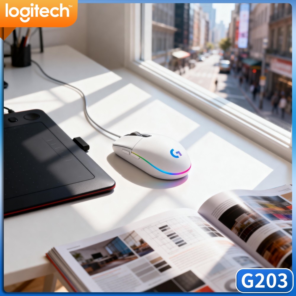 Logitech G203 Wired Gaming Mou - Logitech Mouse G203 recension och pris