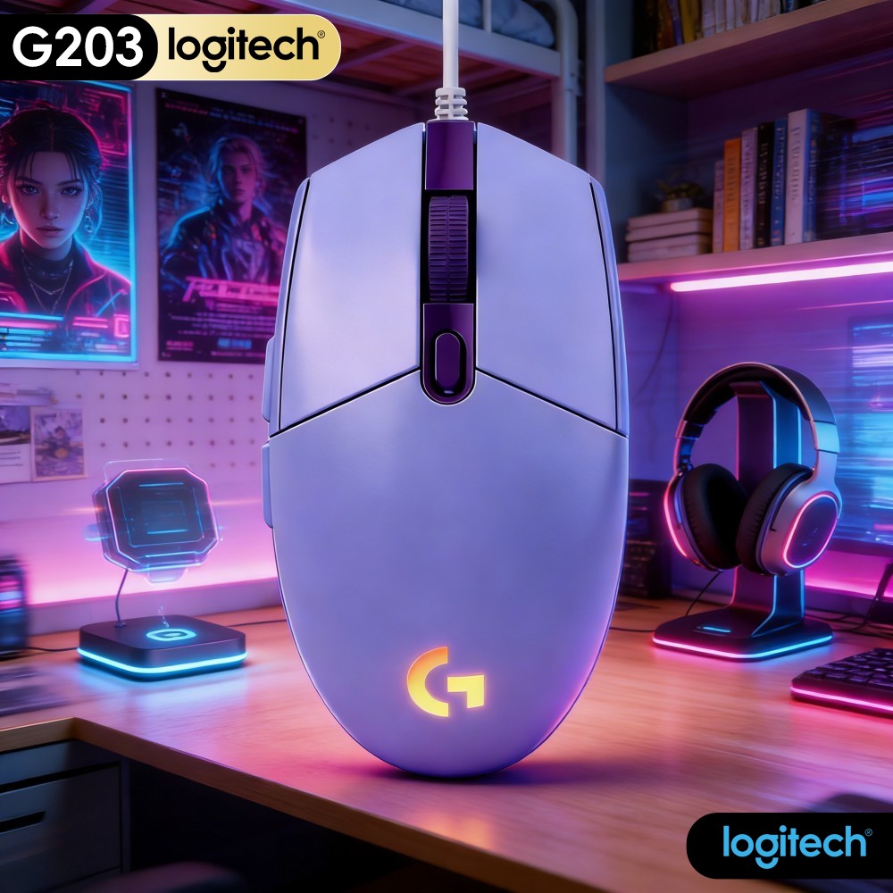 Logitech G203 Wired Gaming Mou - Logitech Mouse G203 recension och pris